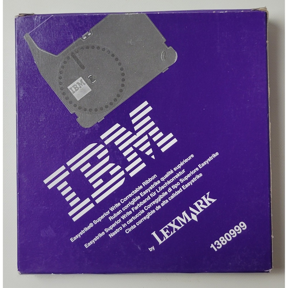 IBM Lexmark 1380999 Easystrike Superior Write Correctable Typewriter Ribbon